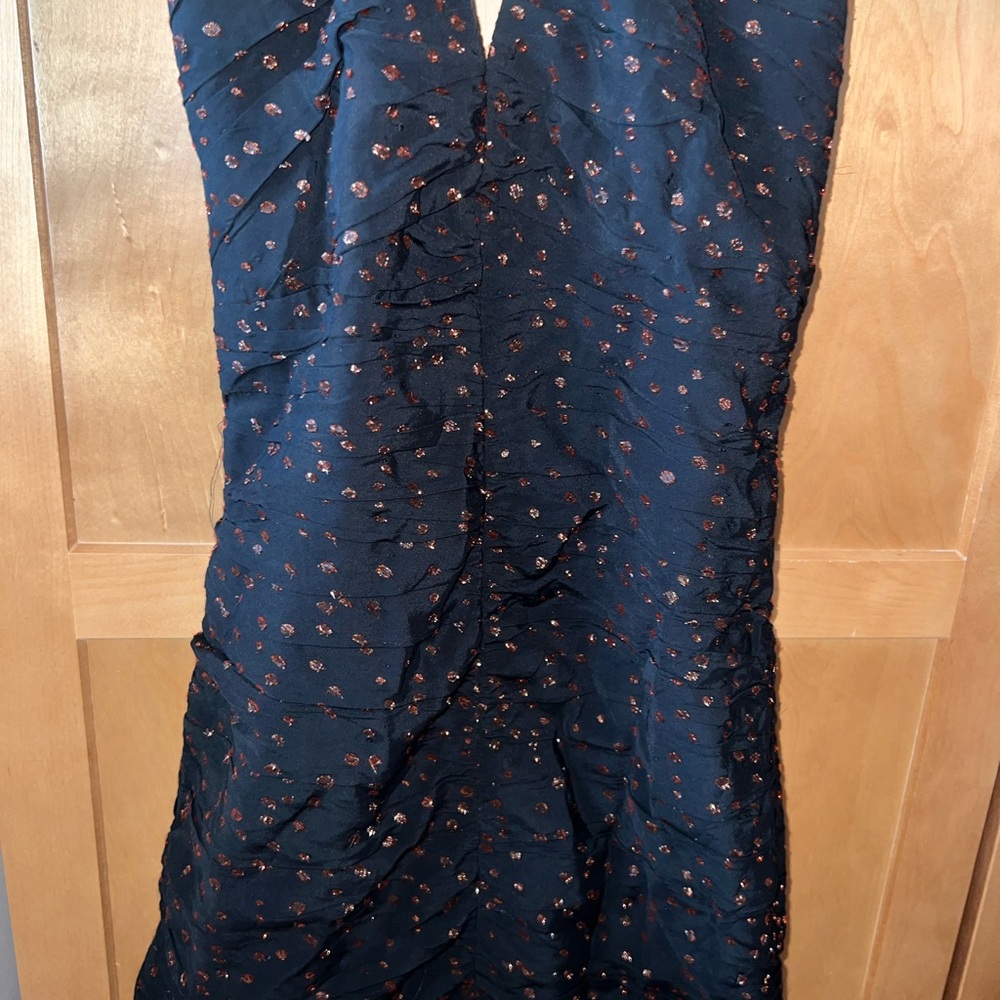 Black Ruched Dress